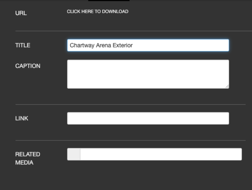 image settings in Showtime