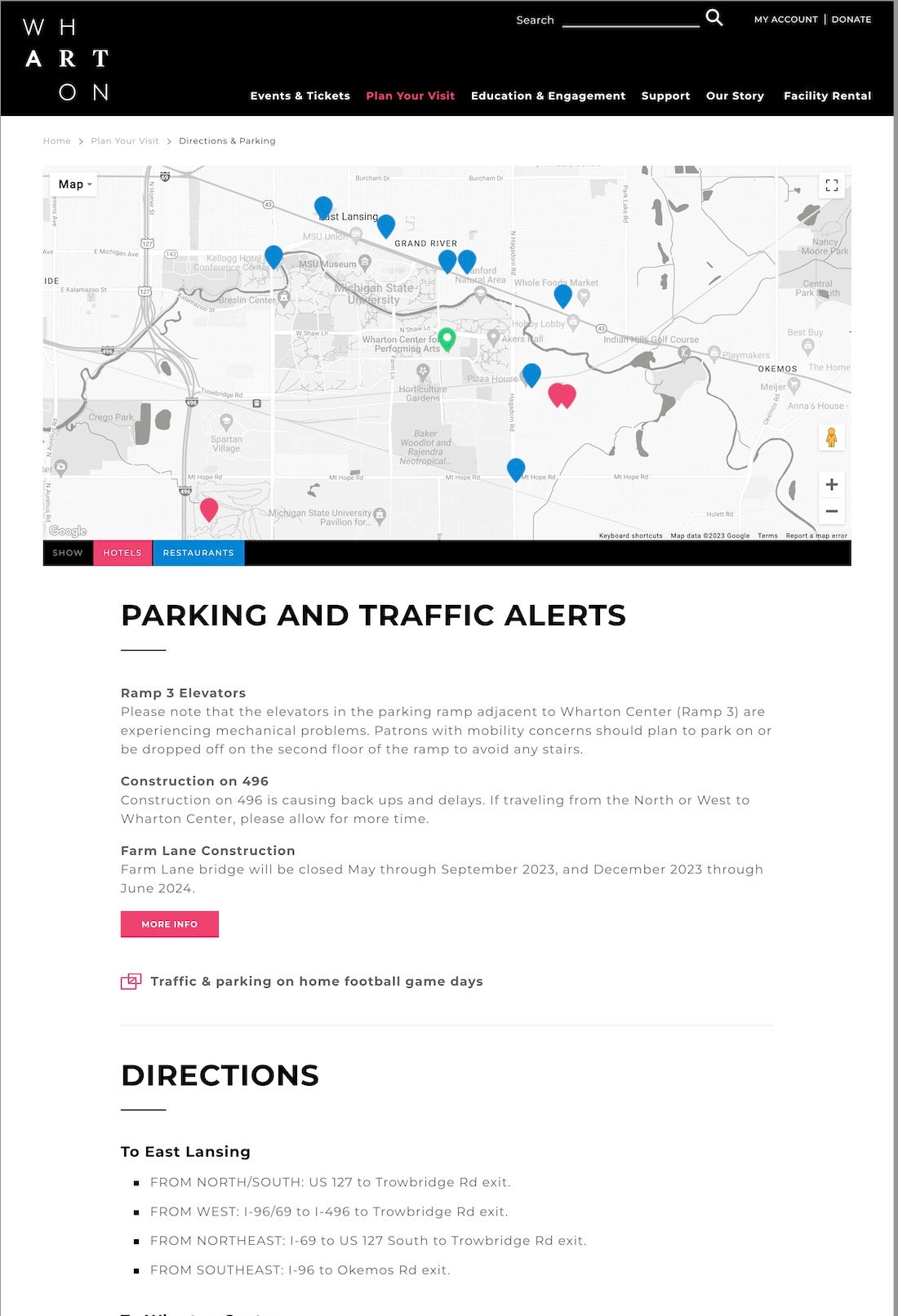 AddOn Interactive Visitors Guide Map carbonhouse